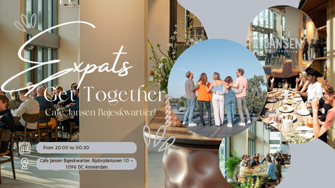 SAT 14 Oct - Expats get together @ Café Jansen Bajeskwartier!🥂🍷